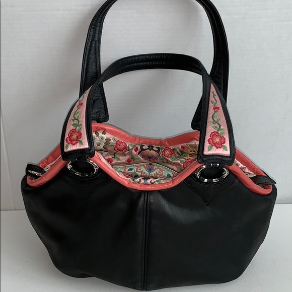 Golden Hands Hand Made Embroidered Bag - Picture 1 of 7